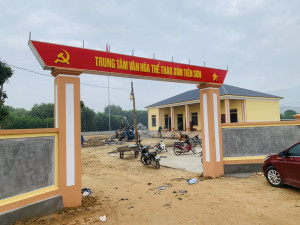 Xã Tây Thành  - Khánh thành Trung tâm Văn hóa - Thể thao xóm Tiên Sơn
